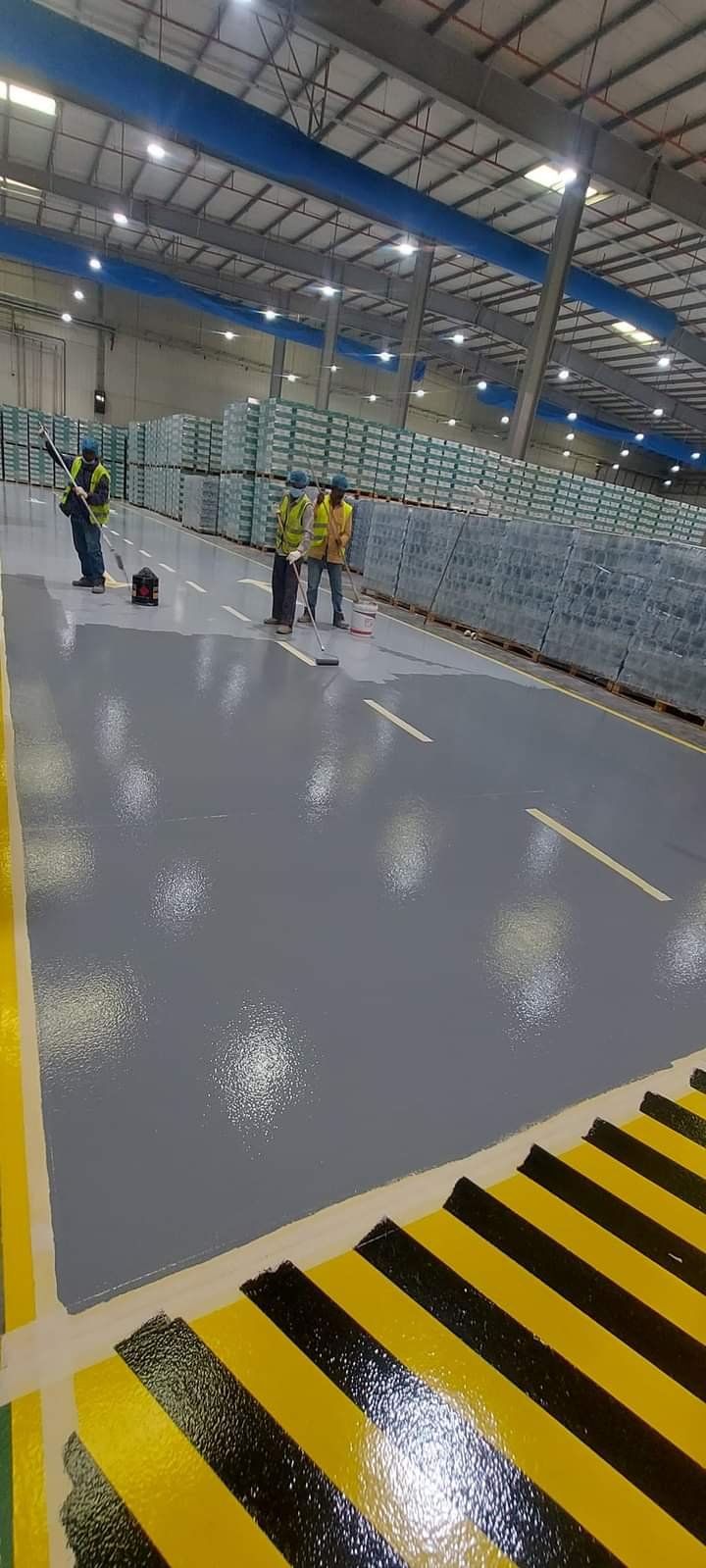 تطبيق إيبوكسي أرضيات